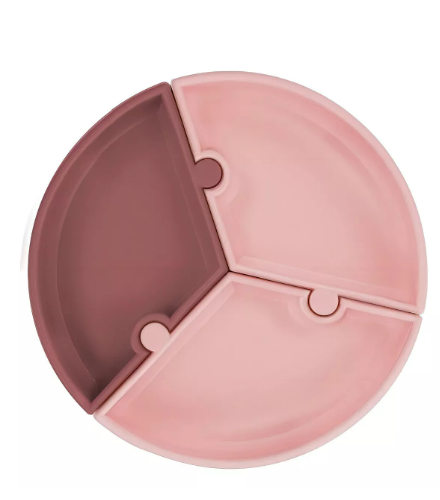 Prato Encaixe Puzzle-Velvet Rose/ Pink Pink - Minikoioi