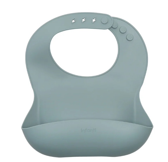 Babador em Silicone Verde - Infantu