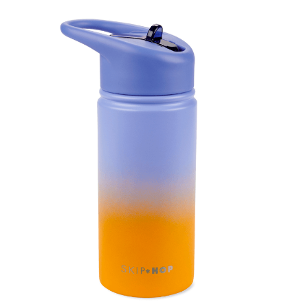 Garrafa Térmica de Aço Inox 450 ML Ombre Azul Skip Hop