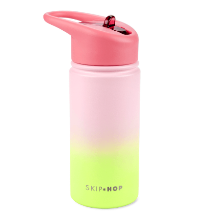Garrafa Térmica de Aço Inox 450 ML Ombre Rosa Skip Hop