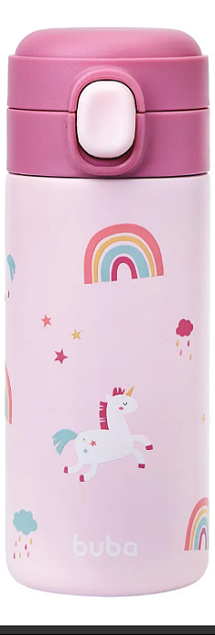 Copo Térmico Parede Dupla Magic Unicórnio 320 ml - Buba