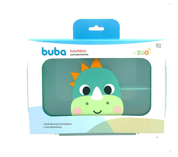 Lunch Box com Divisórias Buba Zoo Dino