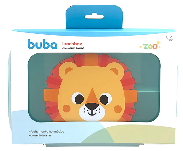 Lunch Box com Divisórias Buba Zoo Leão