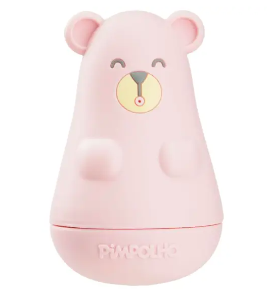 Brinquedo de Banho Vai e Vem Urso Rosa