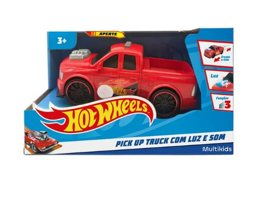 Carrinho Hot Wheels Pick Up Truck Vermelho
