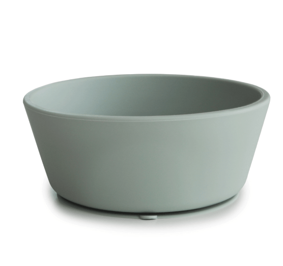Bowl de Silicone com Ventosa Verde - Mushie