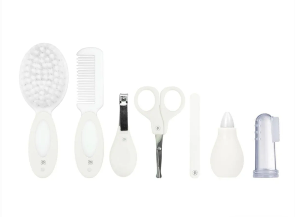 Kit higiene 7 peças Branco Pimpolho