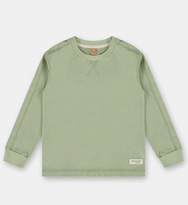 Camiseta Infantil Masculina em Malha Piquet com Elastano (Verde) Up Baby