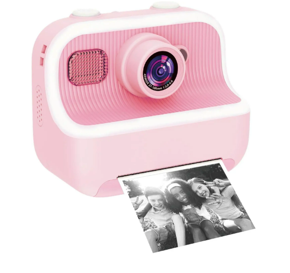 Câmera fotográfica divertida rosa - Zoop toys