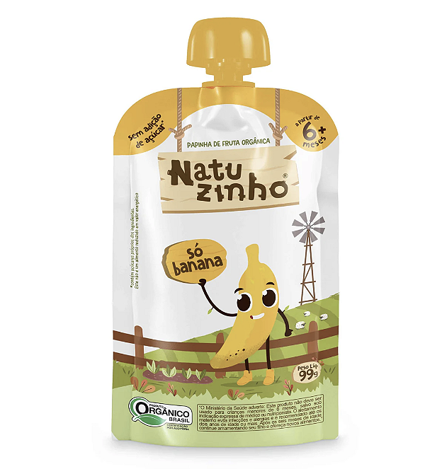 Papinha orgânica Banana - Natuzinho