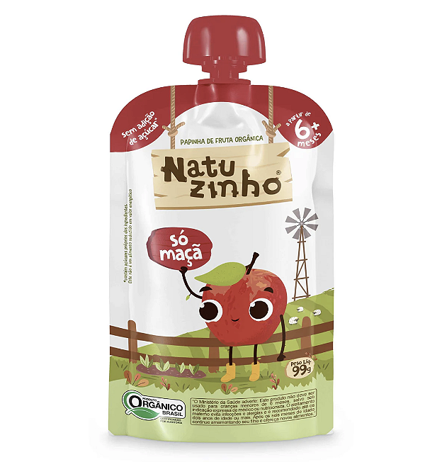 Papinha orgânica Maça - Natuzinho