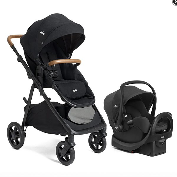 Carrinho de bebê Ginger Travel System (Preto Shale) - Joie