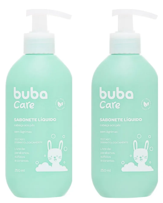 Sabonete Líquido Infantil Cabeça aos Pés 250ml - Buba