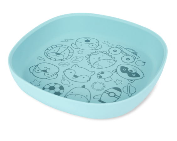 Prato De Silicone Zoo e Spark Style Azul Skip Hop