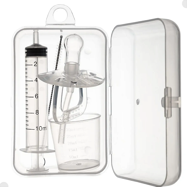 Kit Dosador de Remédio com Estojo 10ml Pimpolho
