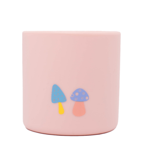 Copo De Silicone Fadinha Rosa Büp Baby