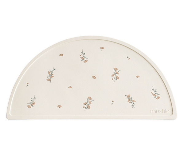 Jogo Americano De Silicone Flores Rosa Mushie