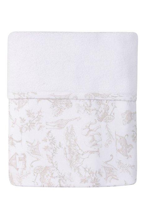 Cobertor Maxi Floc com Malha Cinza