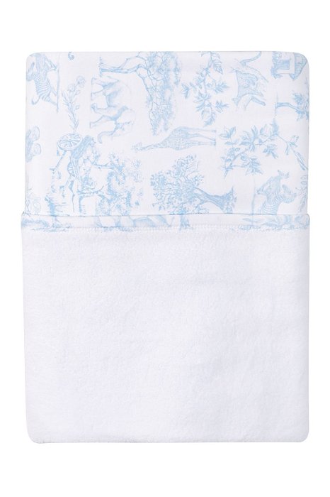Cobertor Maxi Floc com Malha Azul