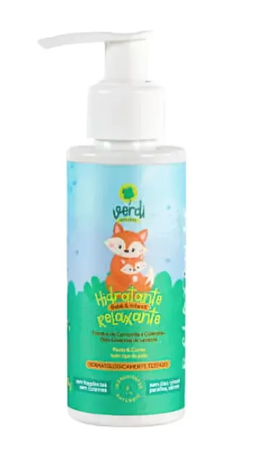 Hidratante para Bebê Relaxante e Natural com Calêndula, Camomila e Óleo Essencial de Lavanda
