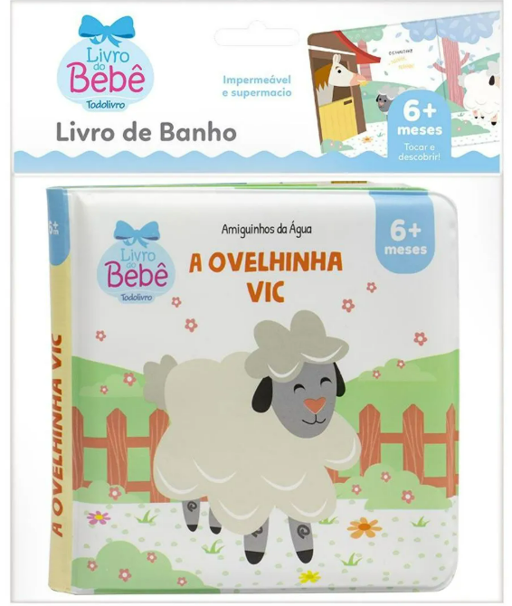 Livrinho de Banho Amiguinhos da Água - A Ovelhinha Vic