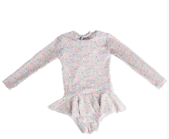 Maiô Mari FPS 50+ Floral 3 anos - Bup Baby