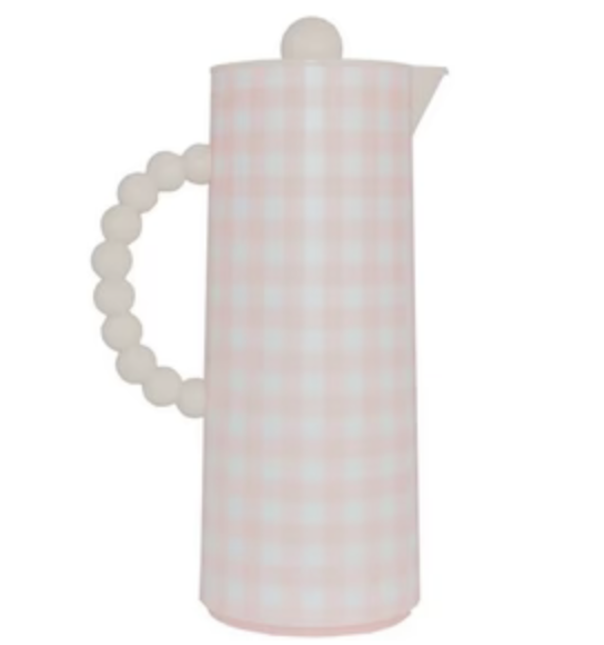 Garrafa Termica Bubble Xadrez Rosa