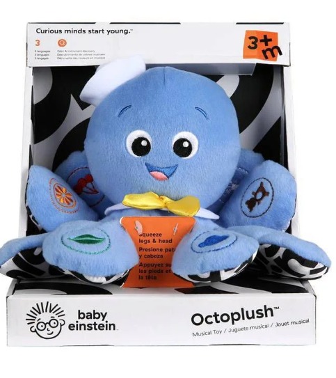 Polvo de Pelúcia Musical Octoplush - Baby Einstein