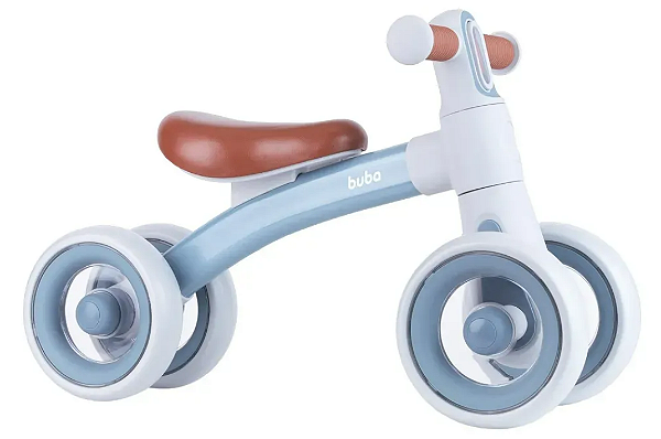 Bicicleta De Equilibrio Com Luz Azul Buba