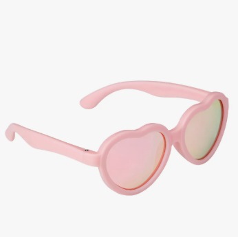 Oculos de Sol Coração Rosa - Buba