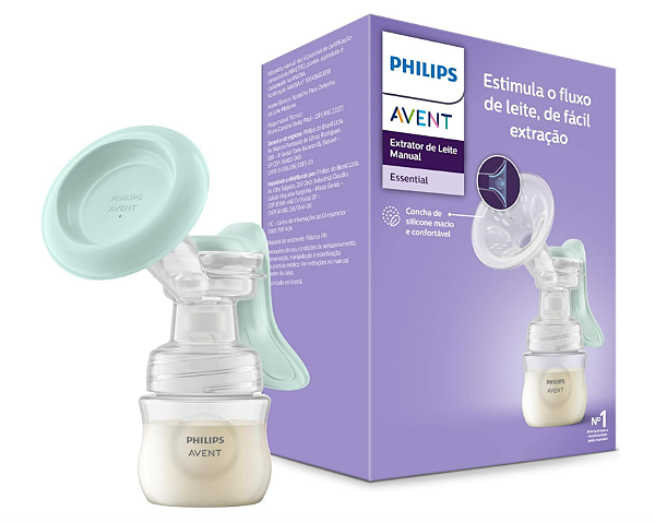 Philips Avent Extrator de Leite Manual Essential SCF417/11 Verde