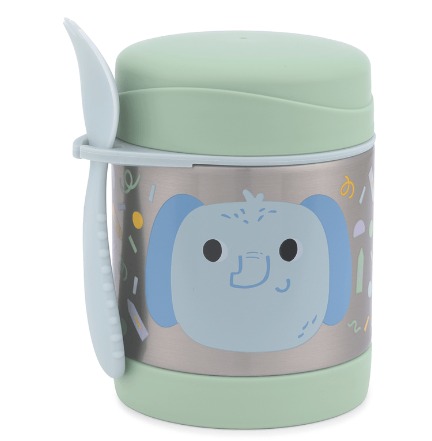 Pote Térmico com Talher Besties Elefante Skip Hop