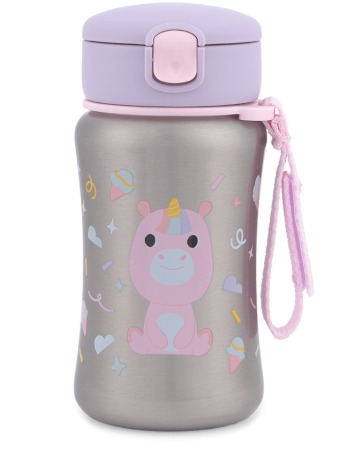 Garrafa de Aço Inox 350ml Besties Unicórnio Skip Hop