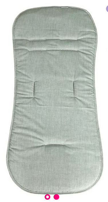 Capa para Carrinho de Bebê Chambray Mesclado Verde