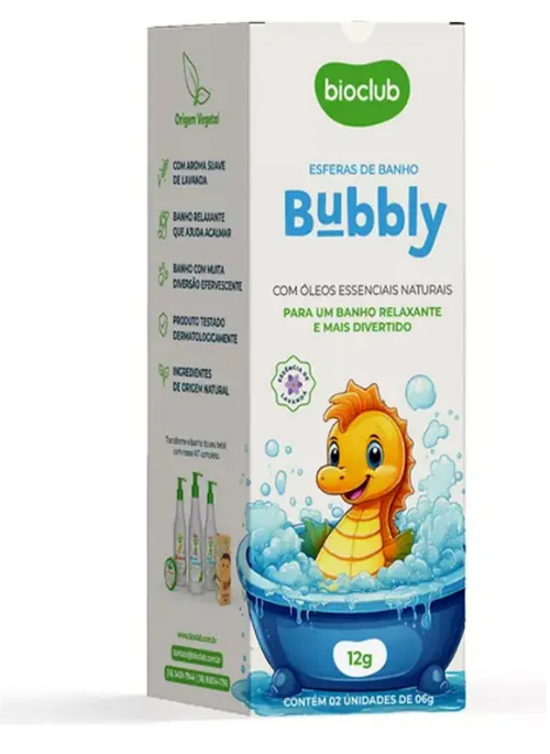 Esferas De Banho Bubbly Óleo Natural Vegano Bioclub