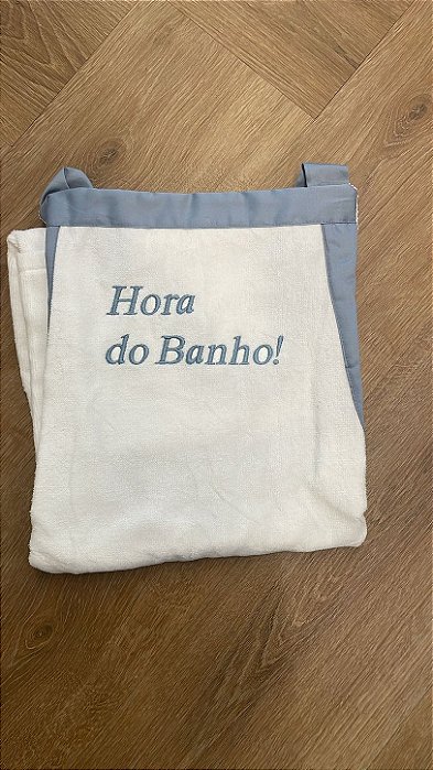 Avental para Banho - ´´Hora do Banho`` Azul