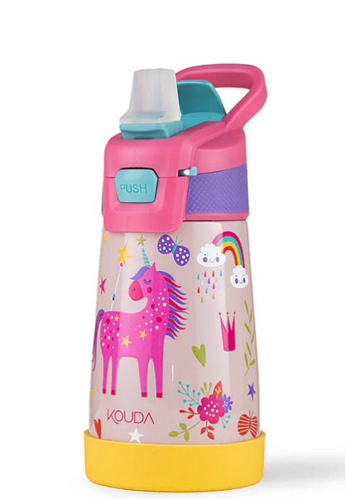 Garrafa Térmica Kouda Oka Kids – 350ml - Unicórnio