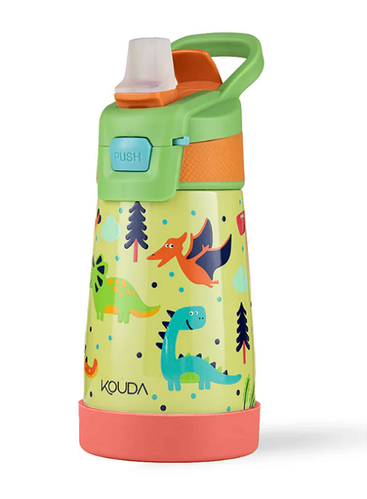 Garrafa Térmica Kouda Oka Kids – 350ml - Dinossauros