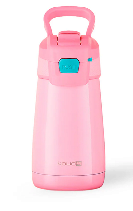Garrafa Térmica Kouda Oka - 350ml - Rosa Claro