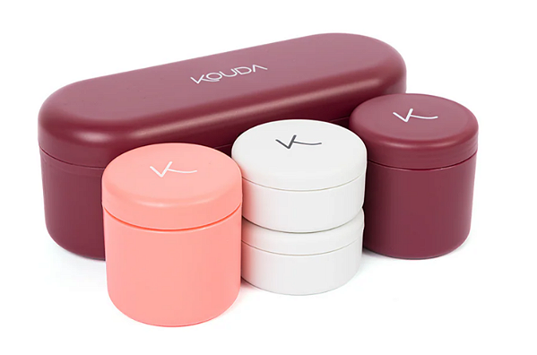 Conjunto de Porta Snacks Bento Petit - Marsala