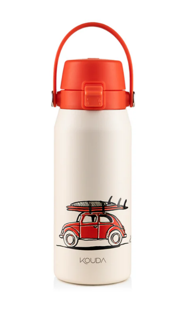 Garrafa Térmica Kouda Vega 500ml - Surfer Beetle - R. Casado - Off White