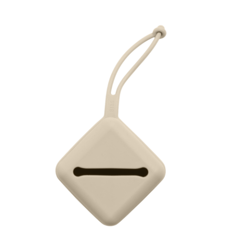 Porta Chupeta de Silicone Baunilha Bibs