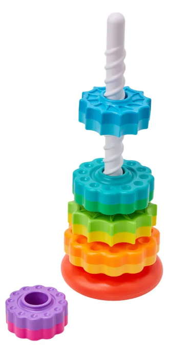 Torre De Empilhar Atividades Brinquedo Bebê Infantil Buba