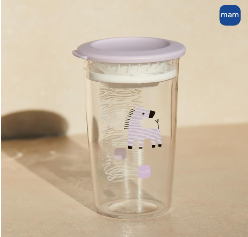 Copo 360° Fácil De Beber Mam Lilás