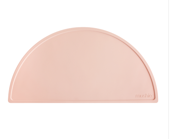 Jogo Americano De Silicone Rosa Mushie