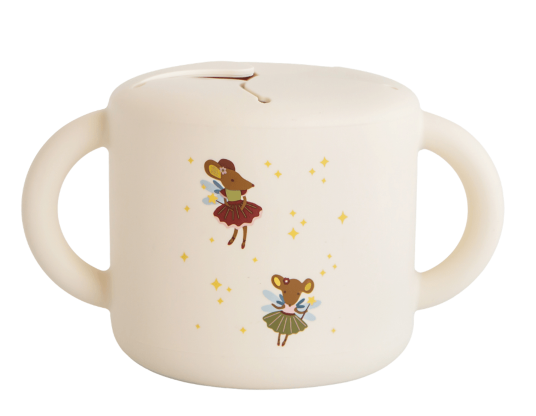 Porta Snack De Silicone Fada Ratinha Mushie