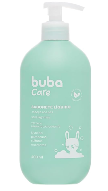Sabonete Líquido para Bebê, 400 Ml, Buba Care