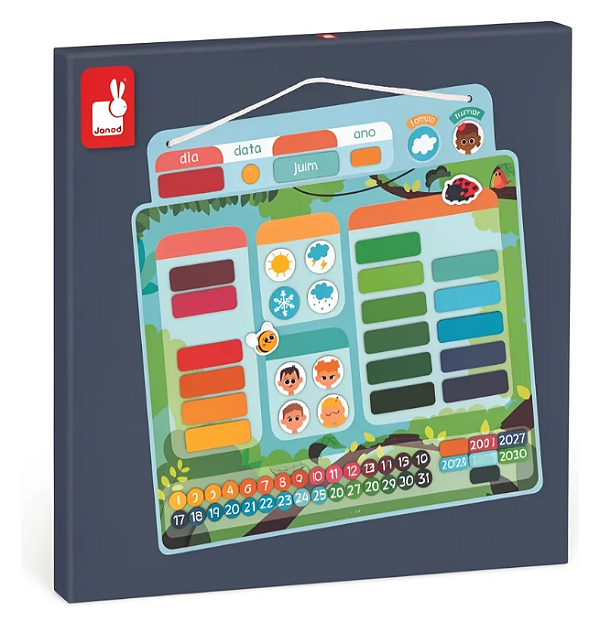 Lousa Magnética Diário Brinquedo Educativo Janod