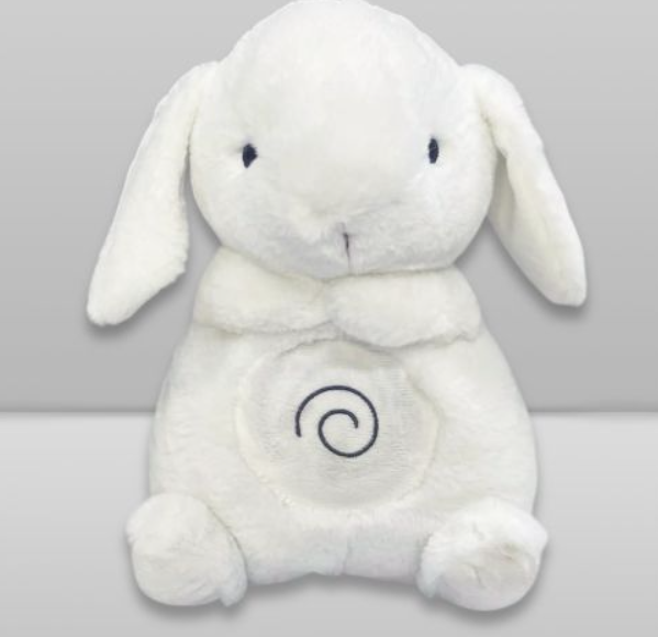 Minha Primeira Pelúcia Musical Laço Bebê Branco