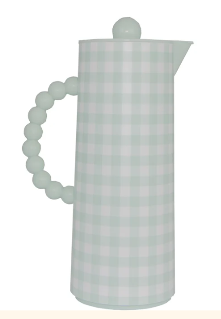 GARRAFA TERMICA BUBBLE DOT VERDE AGUA XADREZ